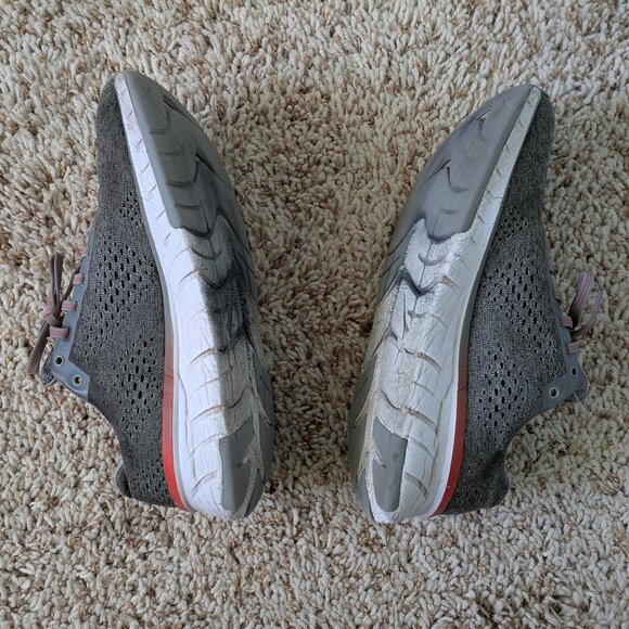 Hoka Gray and Red Athletic Shoes - Picture 5 of 9